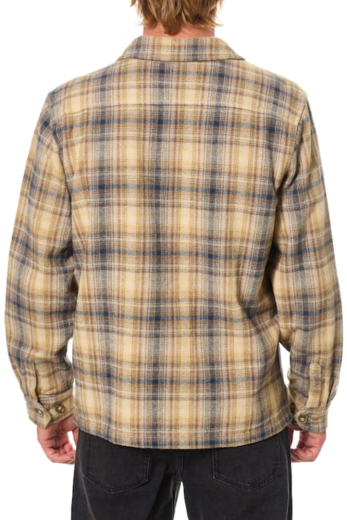 on model image of Shiloh Heavyweight Brushed Flannel