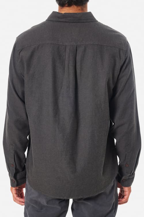 on model image of Twiller Lightweight Brushed Flannel