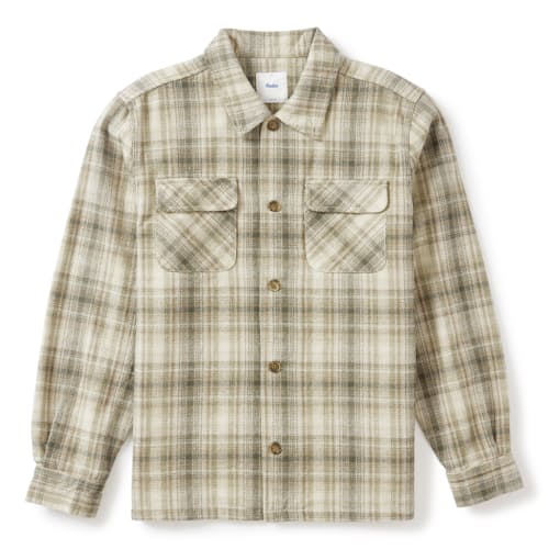 laydown image of Shiloh Heavyweight Brushed Flannel