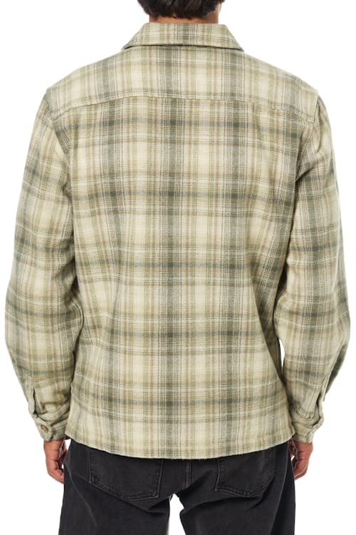 on model image of Shiloh Heavyweight Brushed Flannel
