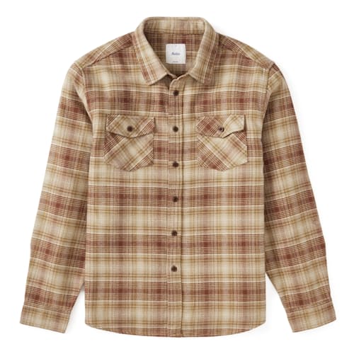 laydown image of Sierra Midweight Brushed Flannel