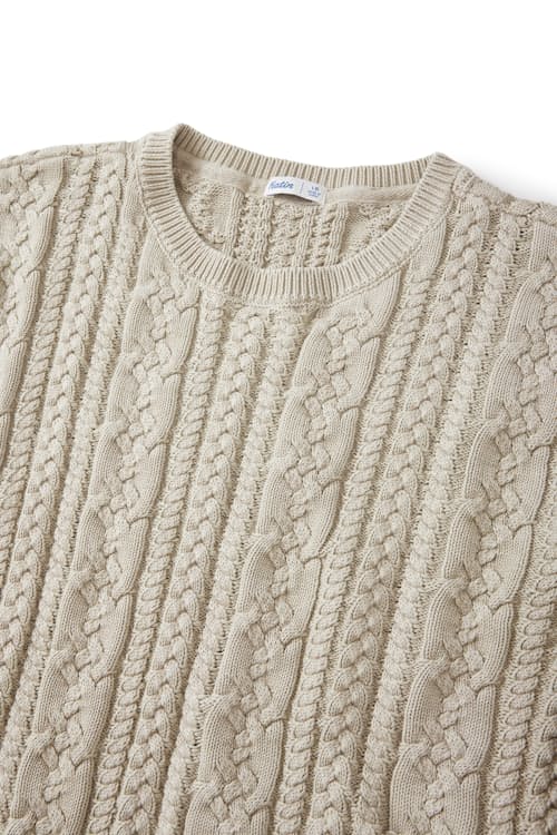 laydown detail image of Fisherman Sweater