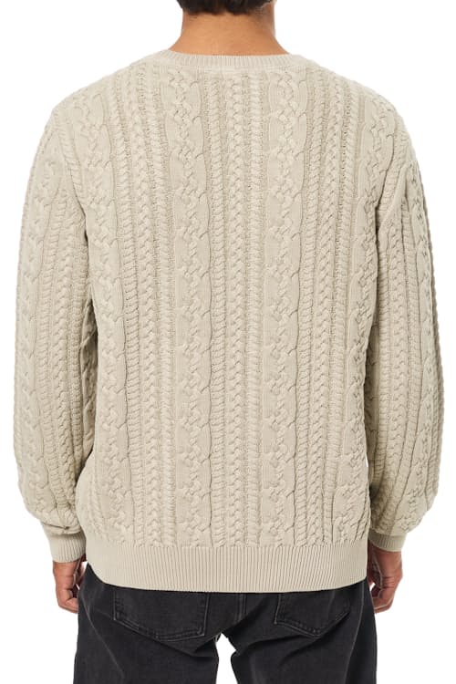 on model image of Fisherman Sweater