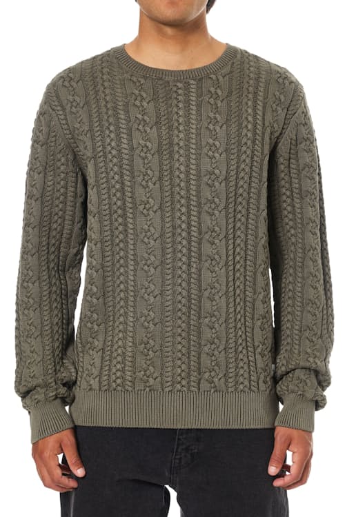 on model image of Fisherman Sweater
