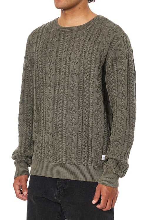 on model image of Fisherman Sweater