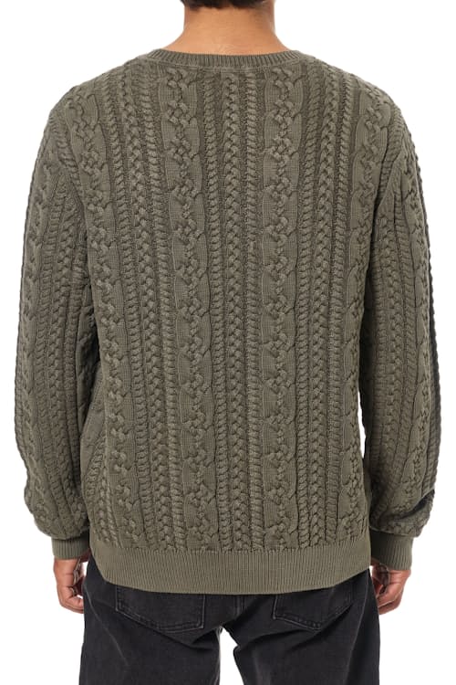 on model image of Fisherman Sweater