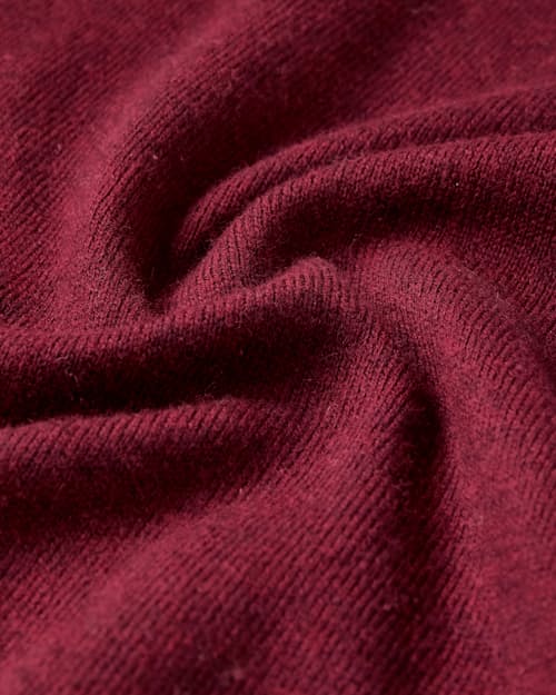 laydown detail image of Fine Ribbed Cotton Cashmere Polo Shirt