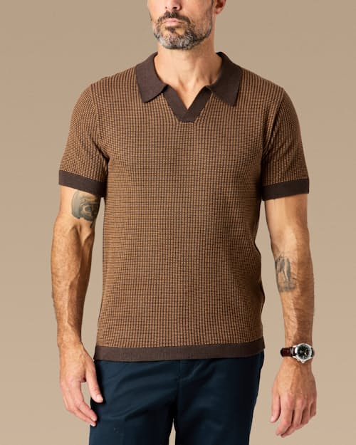 lifestyle image of Cotton Cashmere Goleta Polo