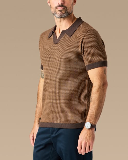 lifestyle image of Cotton Cashmere Goleta Polo