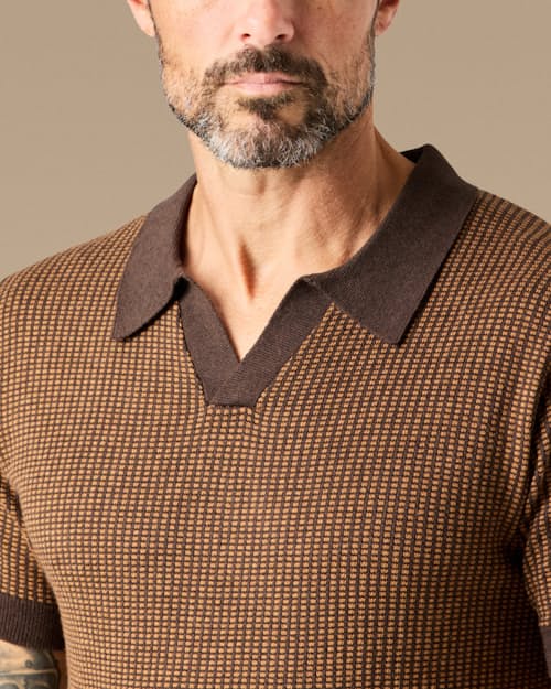 lifestyle image of Cotton Cashmere Goleta Polo