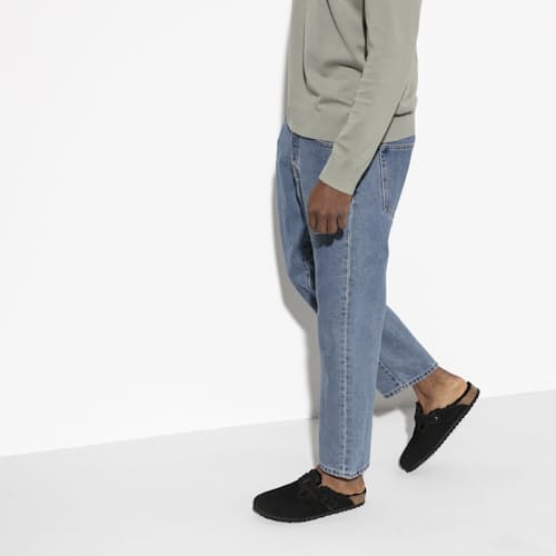 on model image of Boston Shearling