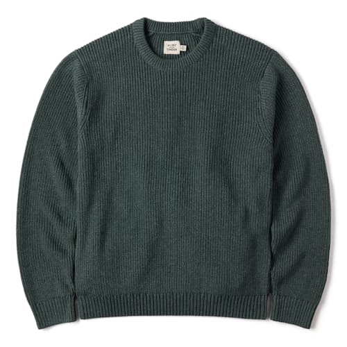 laydown image of Bolinas Recycled Cotton Crewneck Sweater