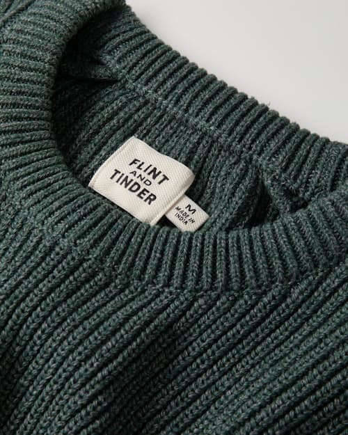laydown detail image of Bolinas Recycled Cotton Crewneck Sweater
