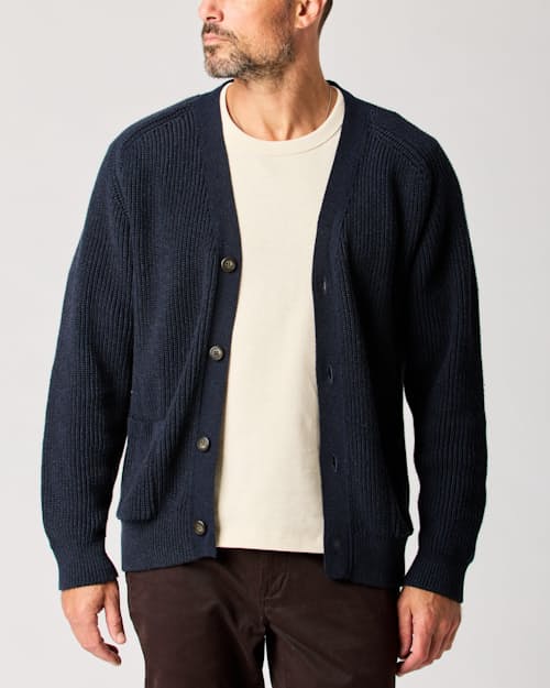 lifestyle image of Bolinas V-Neck Cardigan