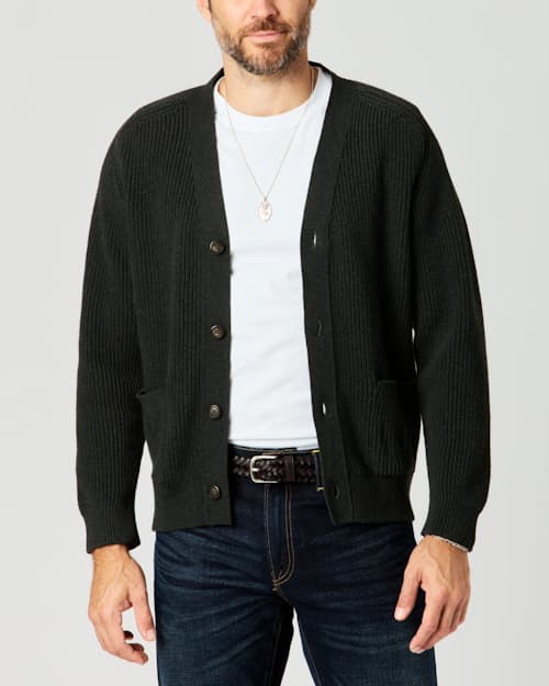 lifestyle image of Bolinas V-Neck Cardigan