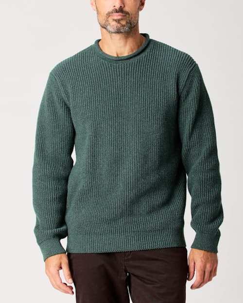 lifestyle image of Bolinas Rollneck Sweater