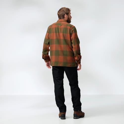 on model image of Canada Heavy Flannel Shirt
