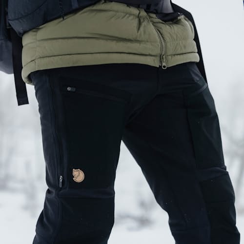 lifestyle image of Keb Agile Winter Trousers