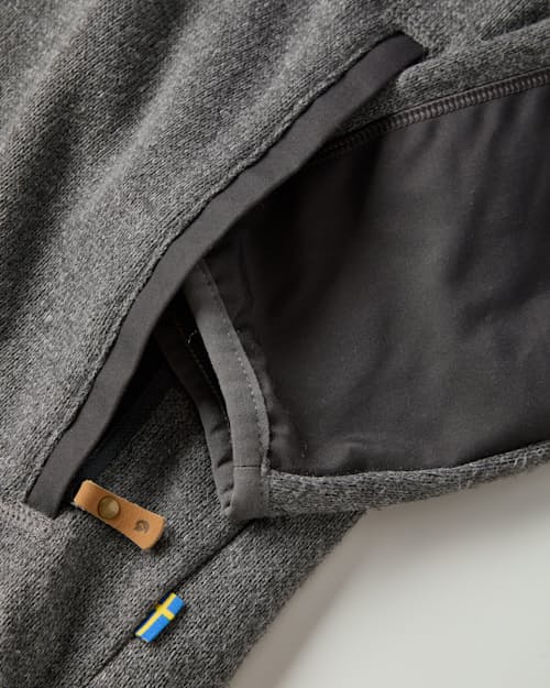 laydown detail image of Ovik Fleece Hoodie