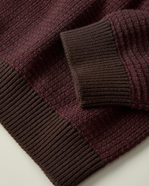 laydown detail image of Textured Button Front Collar