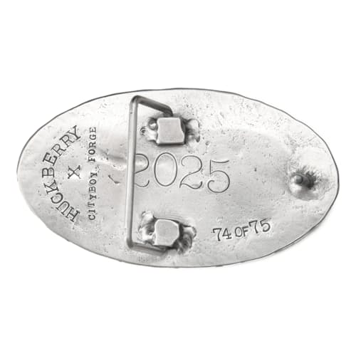 laydown image of Huckberry x Ford Belt Buckle