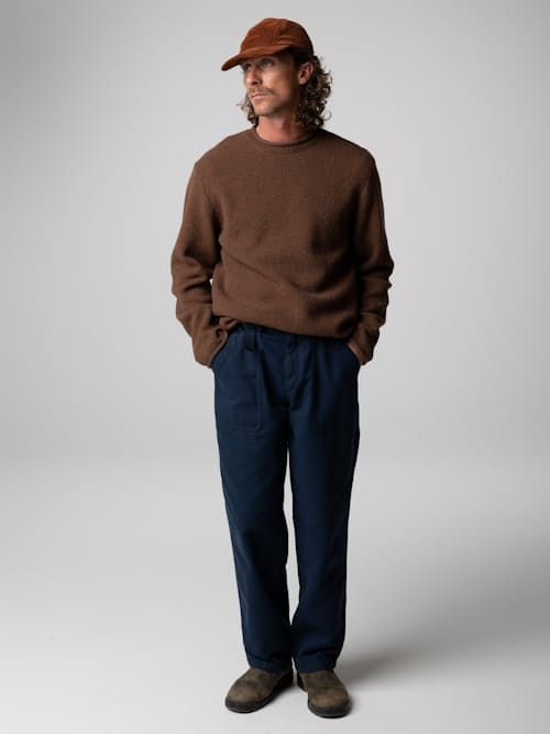on model image of Barents Rollneck Sweater