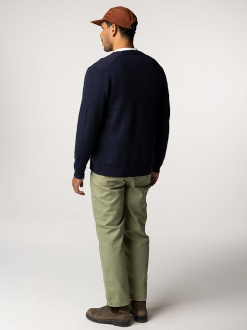 on model image of Columba Cardigan Sweater