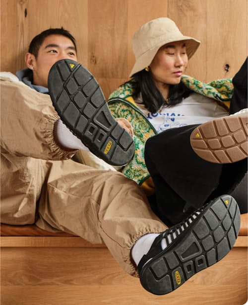 lifestyle image of UNEEK Sandal