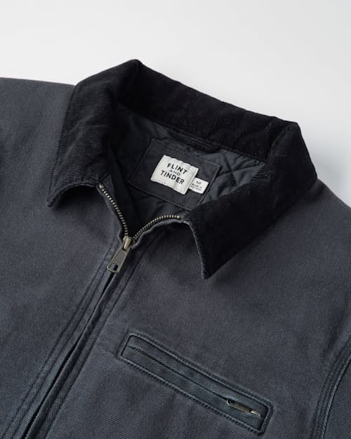 laydown detail image of Mason Canvas Work Jacket