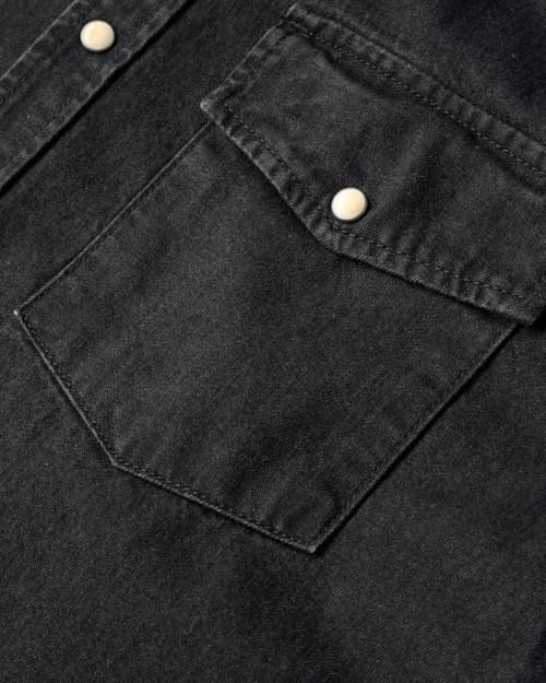 Flint and Tinder Bone Button Western Shirt