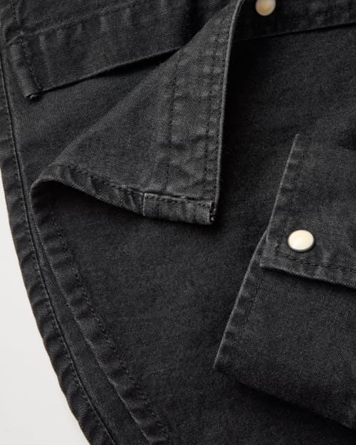 laydown detail image of Bone Button Western Shirt 2.0