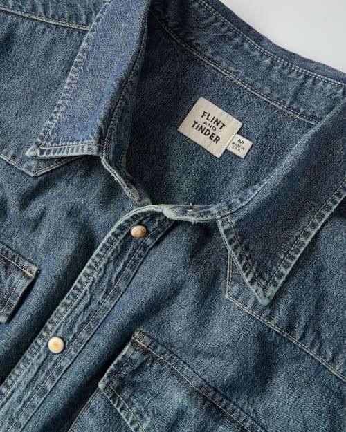 laydown detail image of Bone Button Western Shirt 2.0