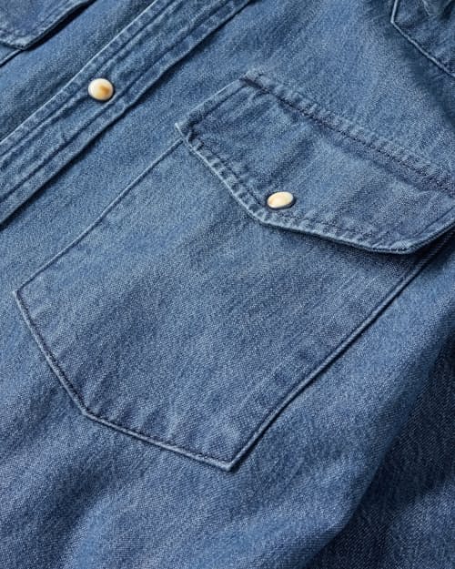 laydown detail image of Bone Button Western Shirt 2.0