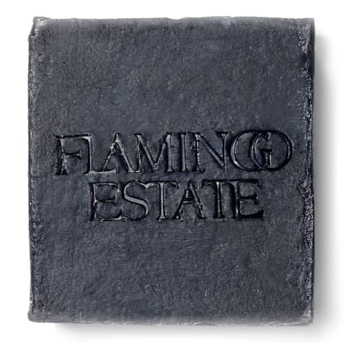 laydown image of Lavender & Activated Charcoal Soap Bar