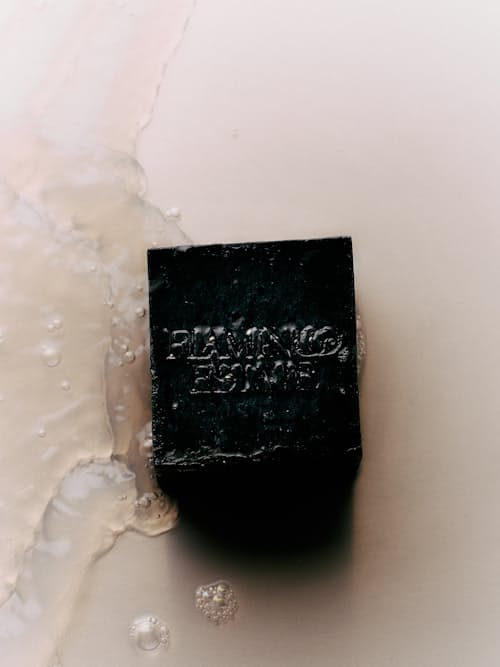 lifestyle image of Lavender & Activated Charcoal Soap Bar