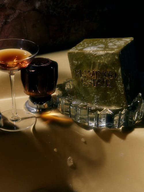 lifestyle image of Roman Parsley & Fresh Rosemary Soap Bar