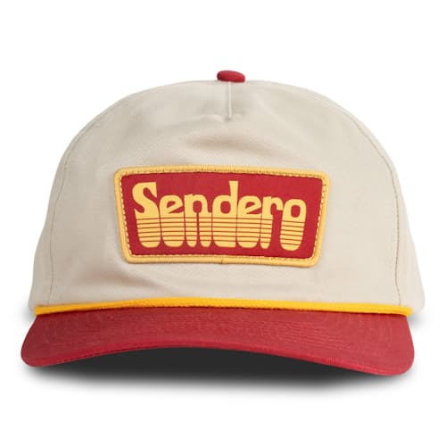 laydown image of Retro Logo Snapback Hat