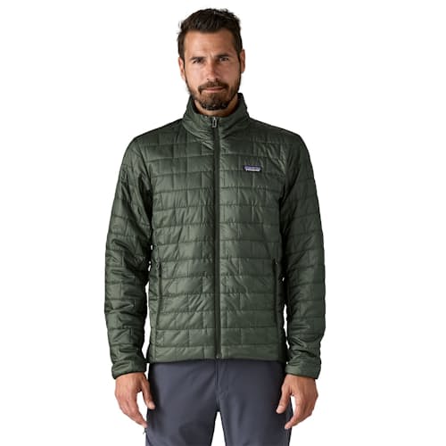 on model image of Nano Puff Jacket