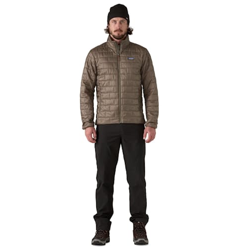 on model image of Nano Puff Jacket