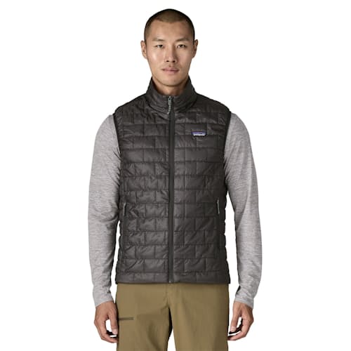 on model image of Nano Puff Vest
