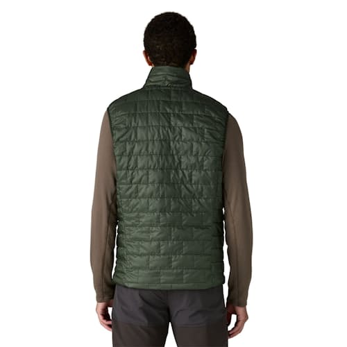 on model image of Nano Puff Vest
