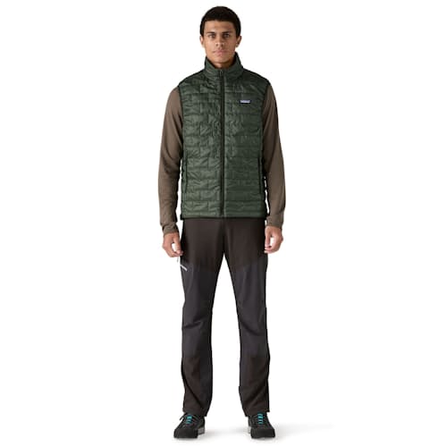 on model image of Nano Puff Vest