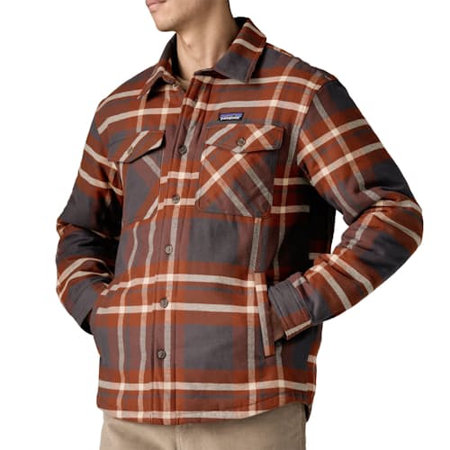 on model image of Lightweight Insulated Fjord Flannel Shirt