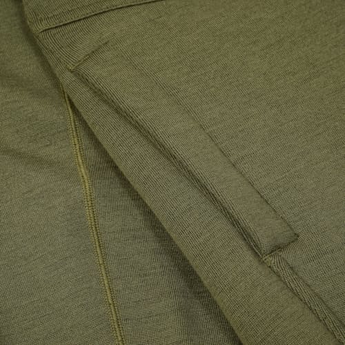 laydown detail image of Cloudbase Merino: Heavy Weather Hooded Mid