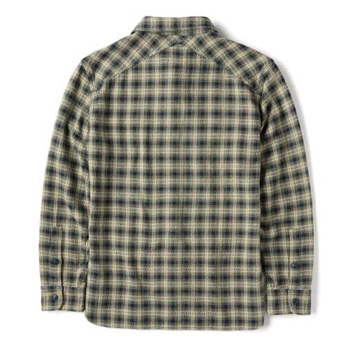 laydown image of Flannel Crossback Workshirt