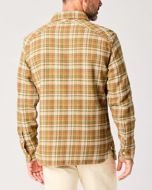 lifestyle image of Heavy Flannel Crossback Work Shirt
