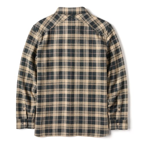 laydown image of Flannel Crossback Workshirt