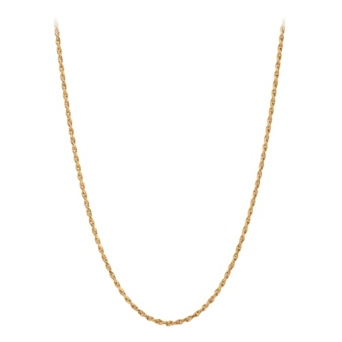 laydown detail image of 2.4mm Rope Chain Necklace
