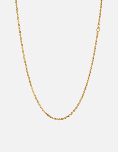 laydown detail image of 2.4mm Rope Chain Necklace