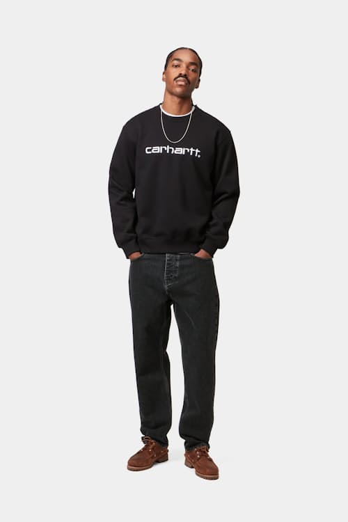 on model image of Newel Denim Jean